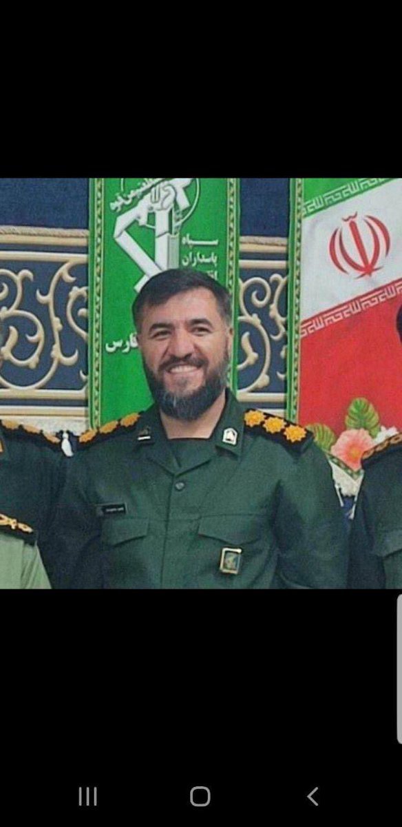 mellowkeez's tweet photo. Commander of the Shiraz Corps Assassinated

Irani Time 6:55 PM, the Thaarollah base, located near the Moallem intersection in Shiraz, was targeted with 4 missiles then 3 missiles, 10 mins later

Brigadier General Ibrahim Mortazavi-Nesab was assassinated. https://t.co/ijFjDUka1m