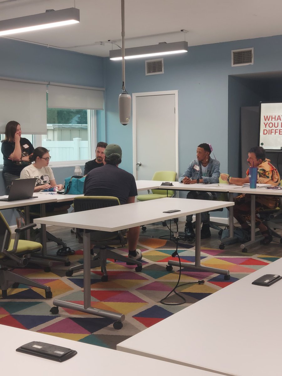 PinellasDSA's tweet photo. Thank you to everyone who came out last night to make our Organizing 101 training a success. And, a special thanks to PDSA members Miranda, Marley, and Nick for putting together an insightful and engaging presentation! 

#DSA #socialism #nowarbutclasswar #pinellascounty #stpetefl https://t.co/S88PwWrG8N