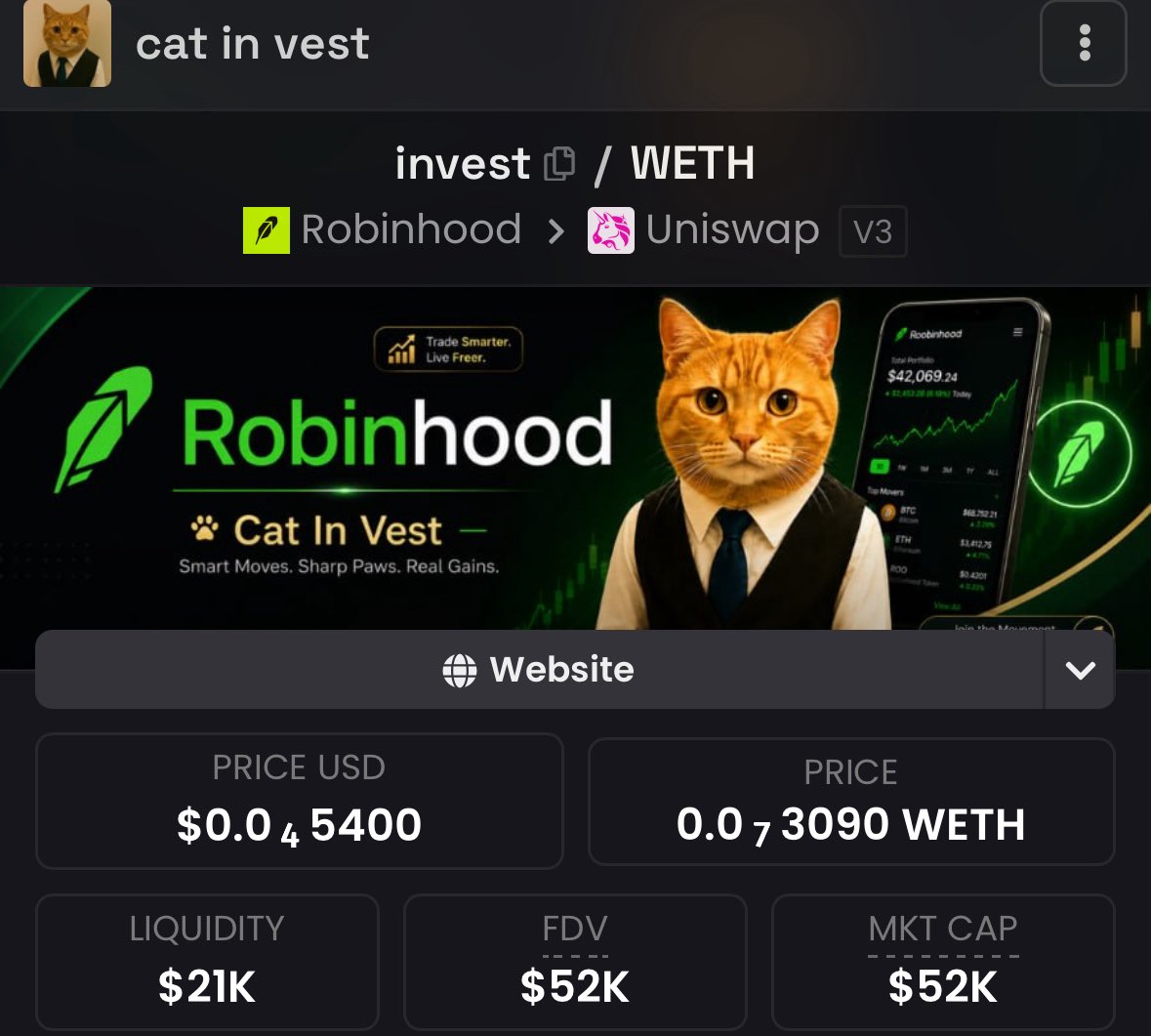 spil8x's tweet photo. @traderpow Remember dog invest?

Now peep cat invest! On the foreskin chain

0x1Bf8FD300292398DFbf3Fc37E38Cf909846583FC

Might be too obvious https://t.co/6Aiyi30U4X