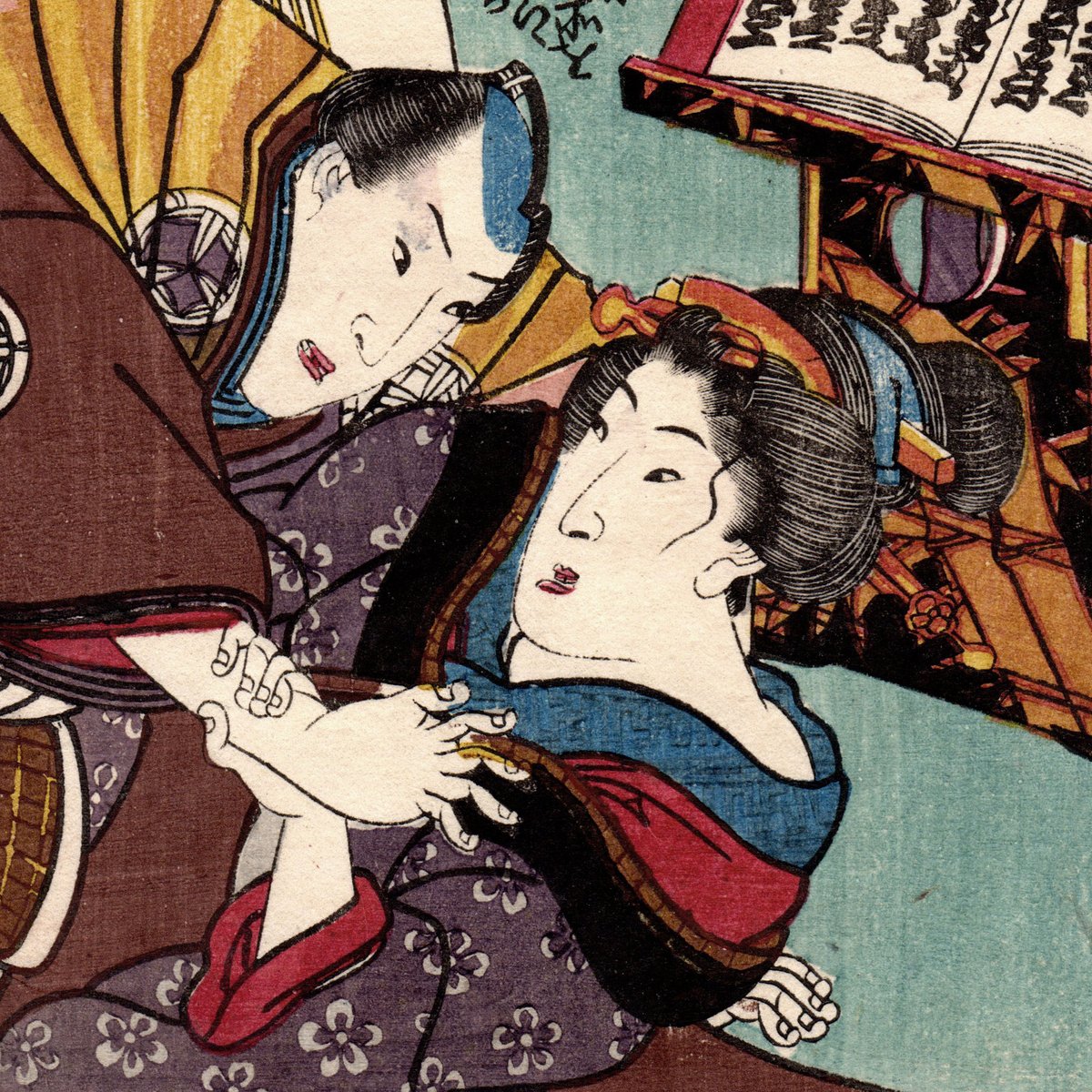_ShungaShop's tweet photo. A QUICK GUIDE TO PASSIONATE CUISINE: PICKLED VEGETABLES (Utagawa Kunisada)
https://t.co/PWhNPMqbU1

#art #cuisine #eroticart #guide #japan #japanese #japaneseart #original #passionate #pickled #quick #shunga #utagawakunisada #vegetables #woodblockprint https://t.co/xrvv1SJNH2
