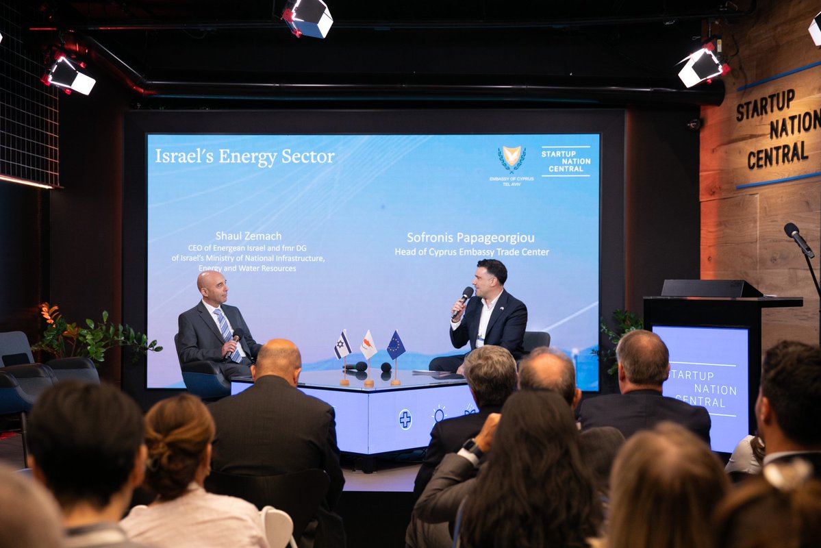 ctctlv's tweet photo. 🌐 Substantive #IMEC dialogue bringing together key stakeholders from diplomacy, policy &amp; industry.
🫱🏼‍🫲🏽@ctctlv contributed to planning &amp; led a fireside chat with Shaul Zemach, CEO of Energean #Israel, on #EastMed energy dynamics, ⚡️#energysecurity, regional integration &amp; IMEC opps https://t.co/leaOwjU48G
