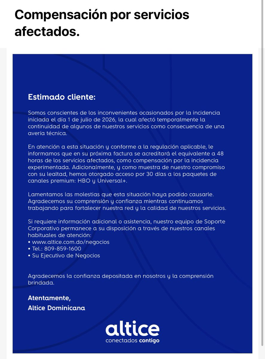 naylenochoa's tweet photo. Esta compensación donde se disfruta? En mi Guía de canales no están disponibles @altice_do @SomosAlticeDo https://t.co/AmgQwsJj7Z