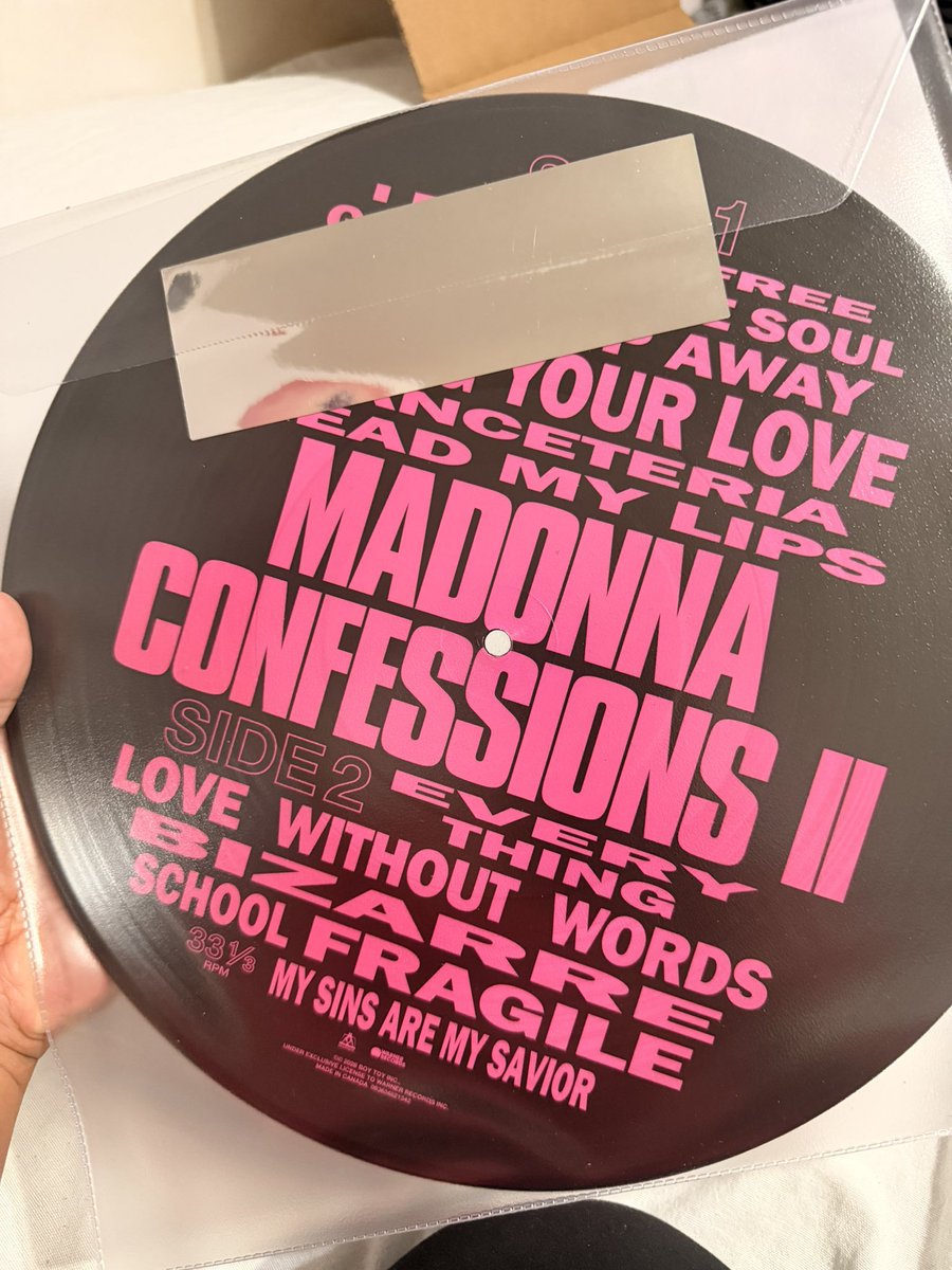 VincentDynamo's tweet photo. Wore all pink today cuz that was my mood all to have this surprisingly show up in the mail today. One of my babies is finally home. @madonna @Grindr #Confessions2 #COADF #Madonna #Vinyl https://t.co/QSmR9tj1ac