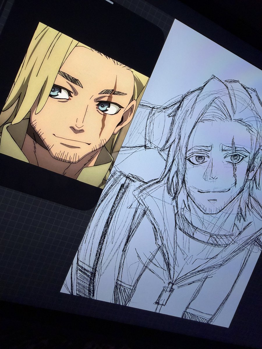 kitsumello's tweet photo. WIP. This one’s for the Gris enjoyers 🪬 https://t.co/NQ1Ck7eJ5k