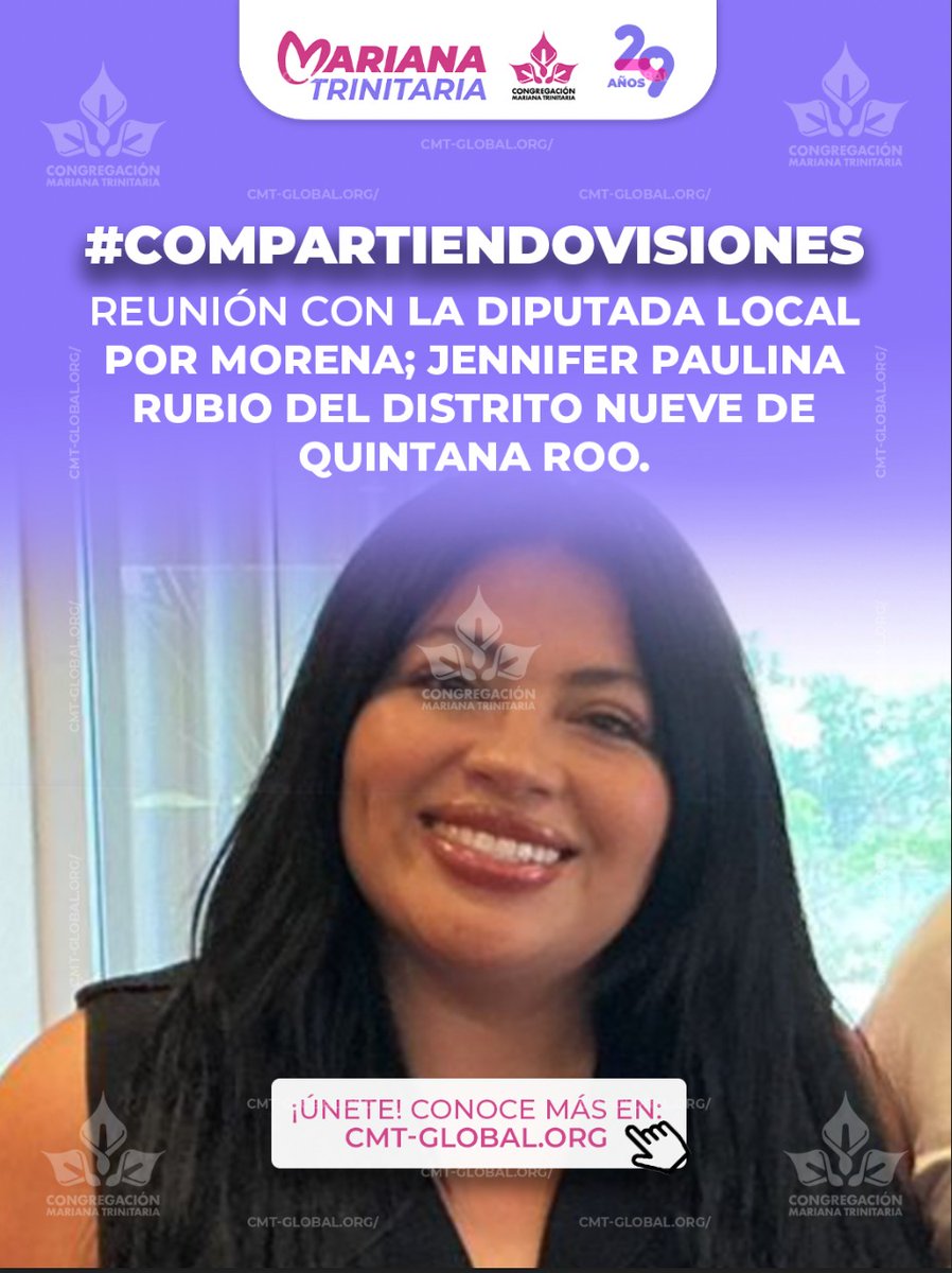CongregacionMT's tweet photo. #CompartiendoVisiones | 💼 Mantuvimos una productiva reunión con la Diputada Local Jennifer Paulina Rubio, representante del Distrito Nueve en #QuintanaRoo, analizando posibilidades que impulsen la equidad y el crecimiento en el distrito que representa https://t.co/TPzDz3gHhS