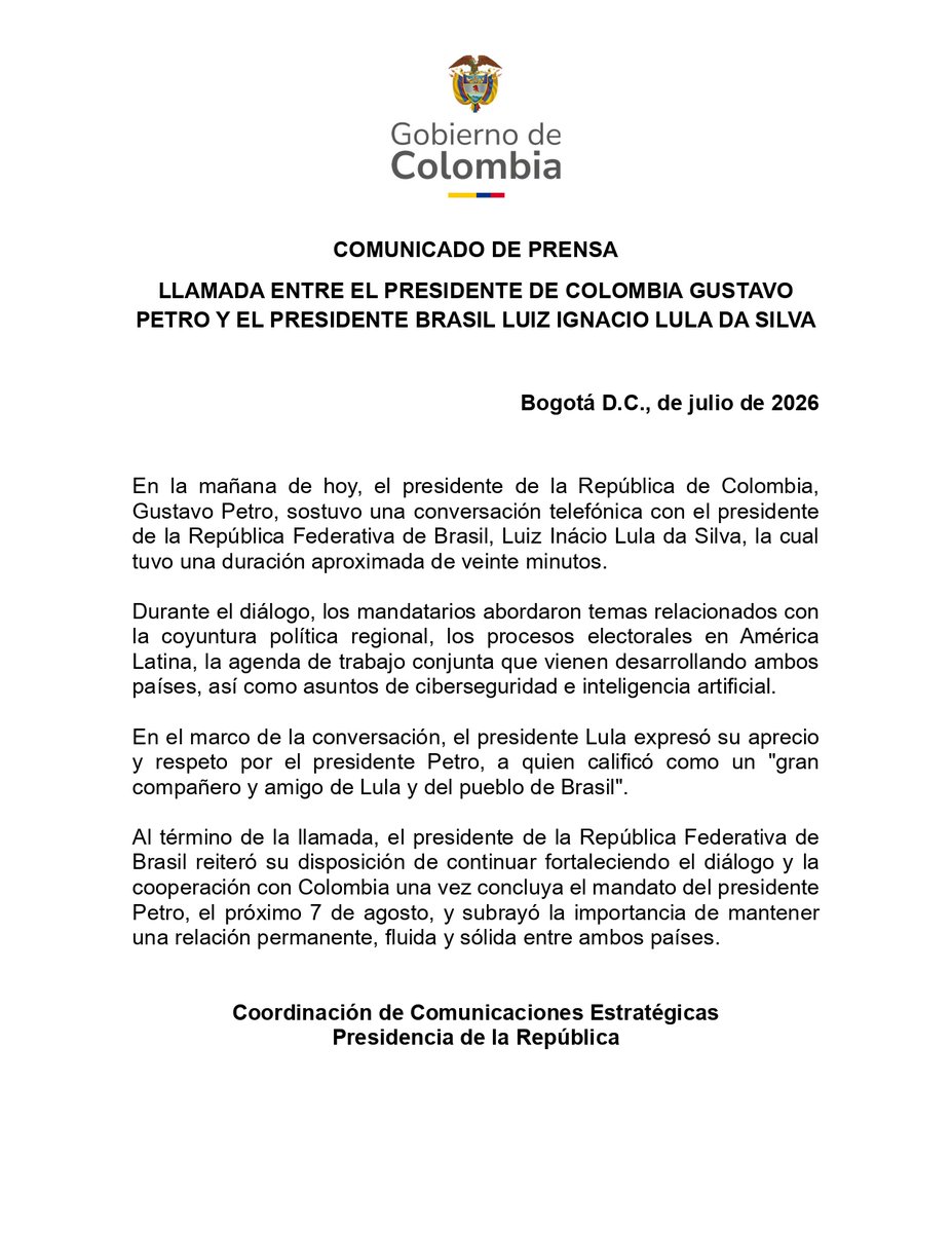 Presidencia Colombia 🇨🇴 tweet media