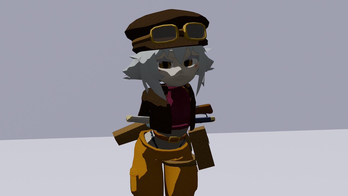 marebitokun's tweet photo. #blender　#3DCG 
おはようございます。
頑張ってモデリングした甲斐があったもんだぜ・・・。
ひたすらにかわいい・・・。 https://t.co/LhOyqeYtQj