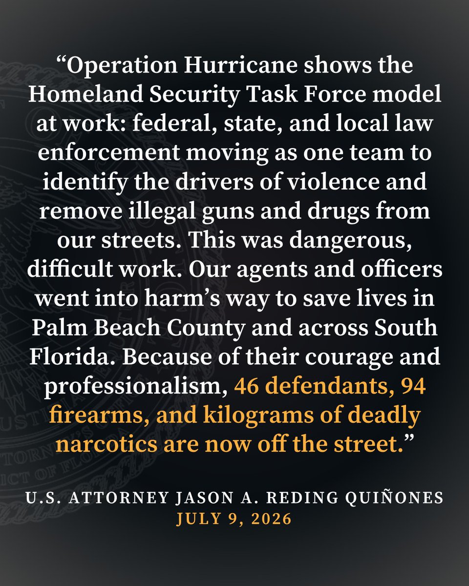 US Attorney Reding Quiñones tweet media
