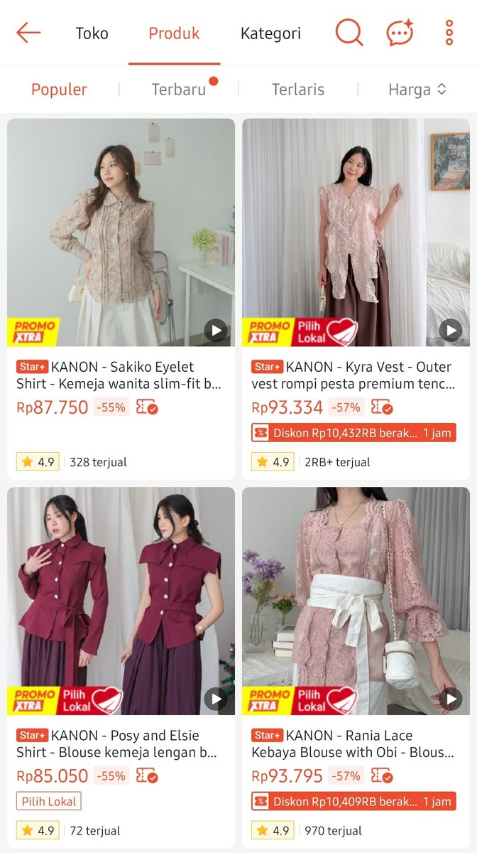 nahzaaii's tweet photo. POV: Nemuin surganya koleksi blouse &amp; kebaya modern yang dreamy parah di KANON, bikin look kamu auto jadi main character! 😭🧚‍♀️✨

🛒🍊 https://t.co/QQKsaBBPAe https://t.co/srZYFmxLK7