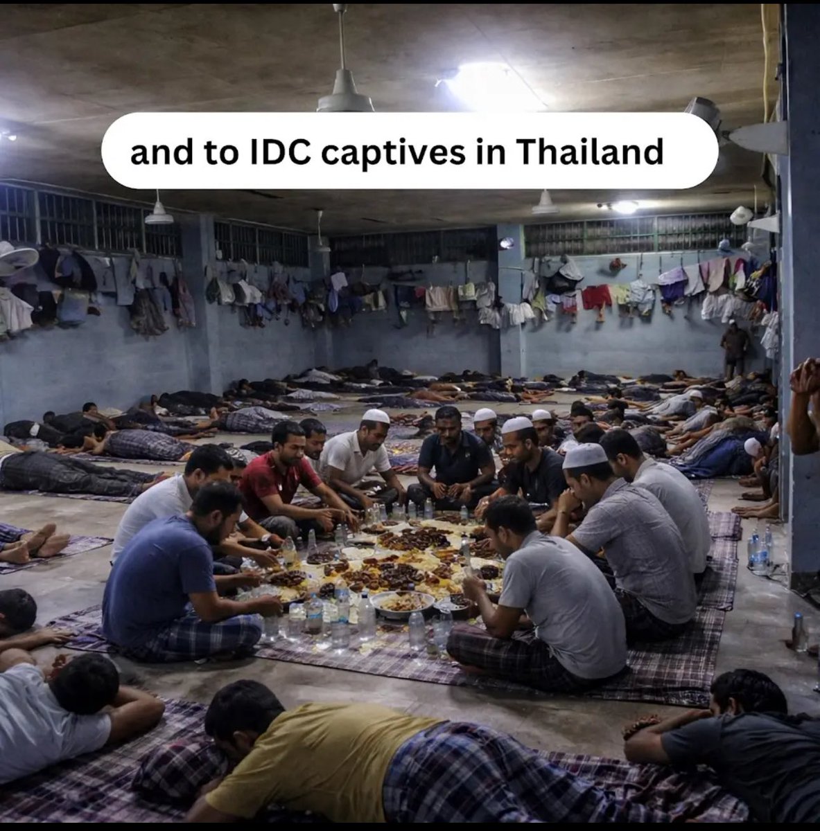 Deenresponds's tweet photo. “Hey chatgpt generate an ai image of people receiving aid in thailand” https://t.co/48huu9zUoQ