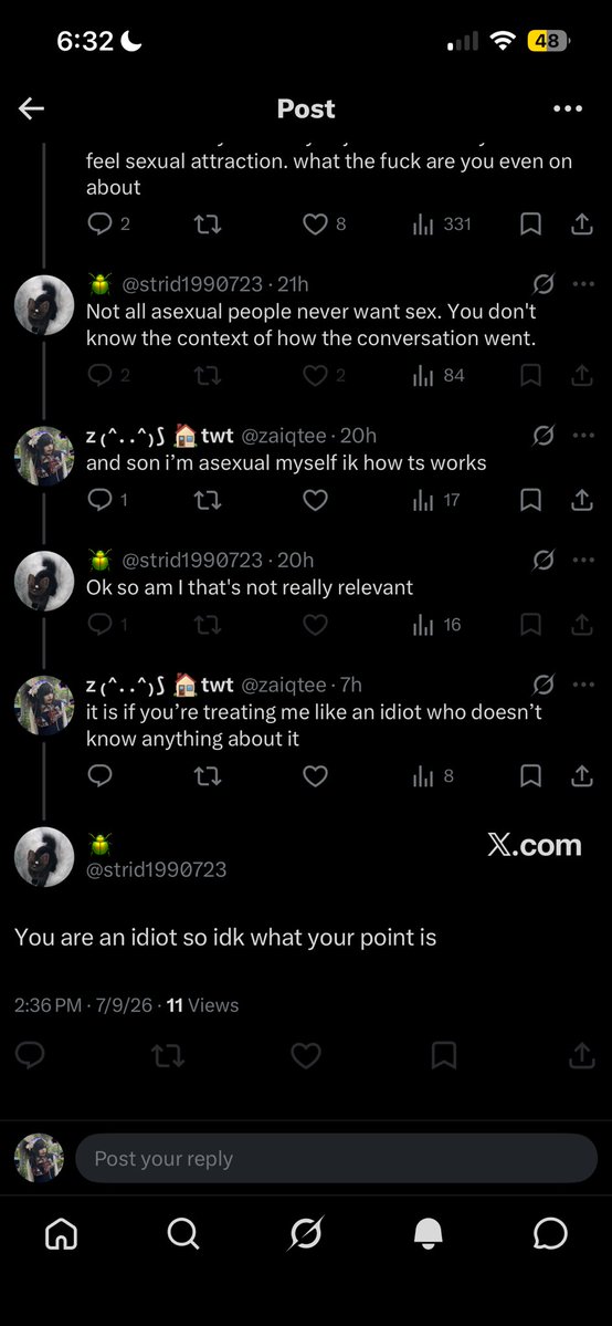 zaiqtee's tweet photo. like overall they were just being an asshole like don’t reply to me if you’re that mad bitch 🤦‍♀️ https://t.co/wIXQxLXsKD