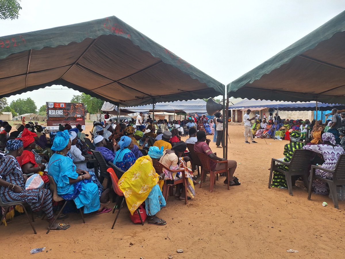 SellouJr's tweet photo. Over the past two Saturdays, I joined @wavegambia 4th Human Rights Festival on "Echoes of Resilience"! I spoke on the Youth Panel about Transitional Justice, then went to Panchang, CRR to support WAVE as they took the event upcountry 🇬🇲. #EchoesOfResilience #TransitionalJustice https://t.co/nTGVUPFa0z