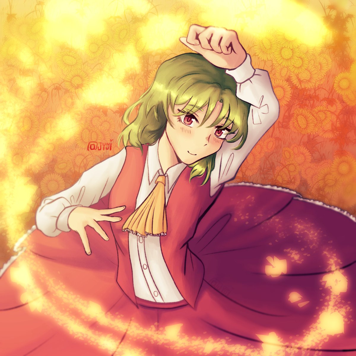 JuniYui's tweet photo. #yuukakazami #touhou https://t.co/sfD3YkmP6w