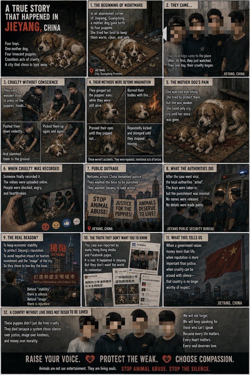 LlyPooo's tweet photo. This tragedy is irreversible! We have designated June 28—the day you and your three puppies were brutally abused by four teenagers in Jieyang, China—as "June 28 Wangwang Memorial Day." Let us call upon China to enact an anti-animal cruelty law! https://t.co/YeDmfLCU9v