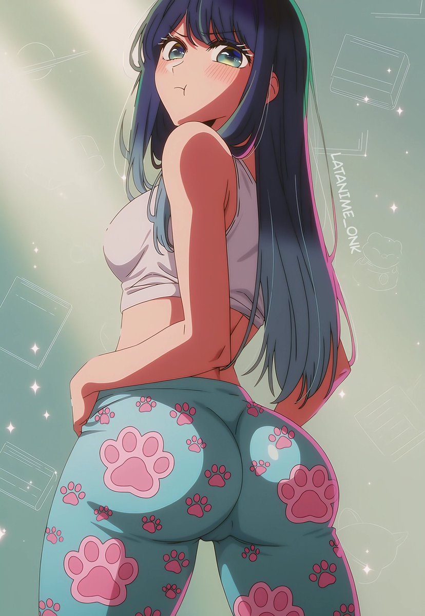 mxthodactress's tweet photo. She might have bought pajamas that are too tight for her … and she’s wearing them at *the reader’s* house …

it’s a bit embarrassing. 💧 https://t.co/5duFWNbptm