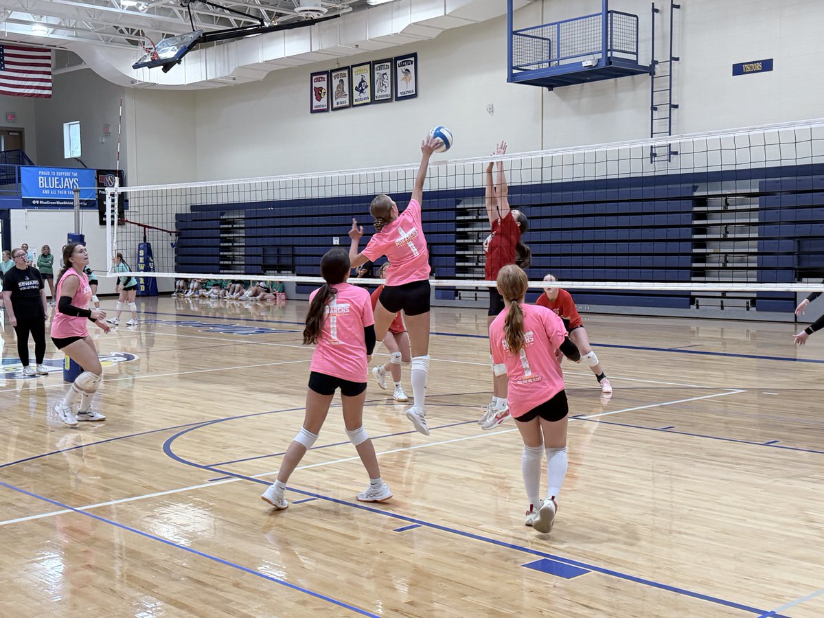 AquinasNation's tweet photo. The volleyball team brought home 2nd and 3rd in their respective tournament brackets today at the Seward team camp. They also earned “best of show” in the costume contest as the cutest minions and crew! Way to radiate joy and positivity girls! #monarchvb https://t.co/RzkUODDtiT