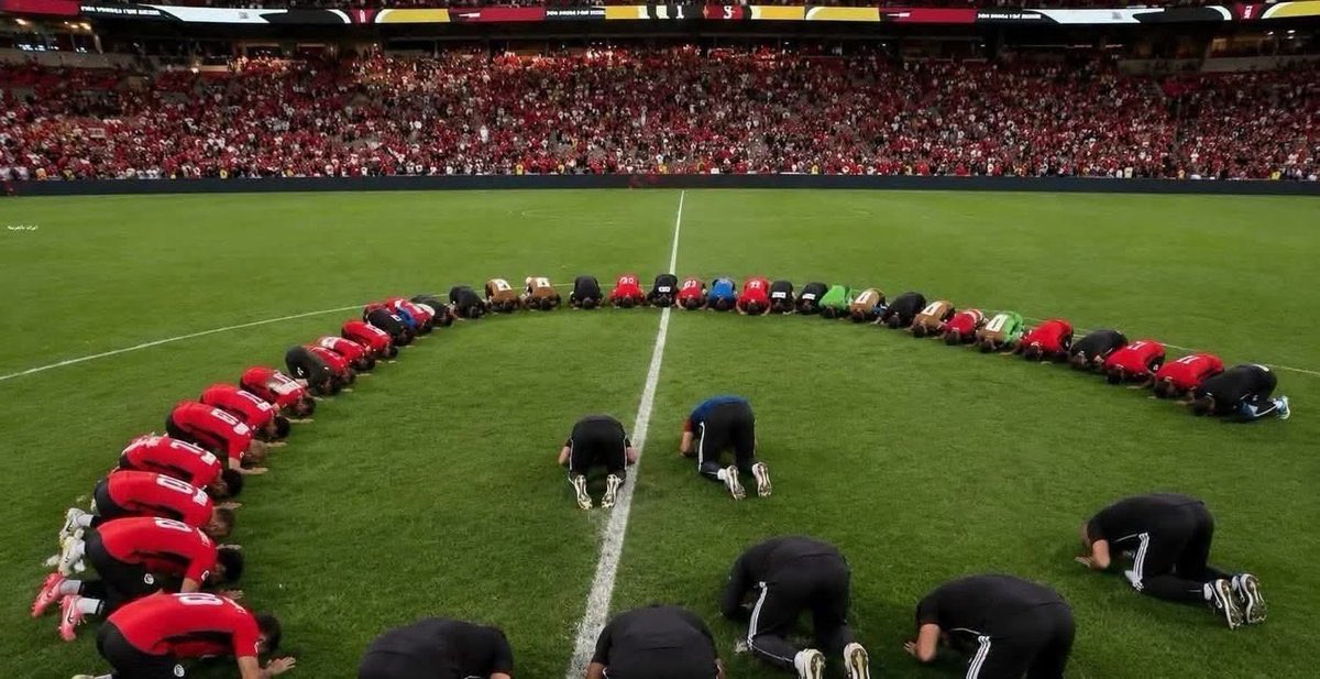 BrotherRasheed's tweet photo. Allah Is a Fan of Messi and Mbappé?

Since all the Muslim nations are now out of the World Cup, I have a question for all the dawah influencers who kept telling us that du’a, Al-Fatiha, and sujud were the reason behind every victory.

Now that they’re all eliminated, why are only the “kuffar” teams left?

Did Allah stop answering their du’a?
Did He ignore their sujud and recitation of Al-Fatiha?
Or is Allah cheering for Messi and Mbappé now?

You can’t claim every win is a miracle from Allah, then suddenly go silent when the losses pile up. You don’t get to credit Allah for every victory and invent excuses for every defeat.