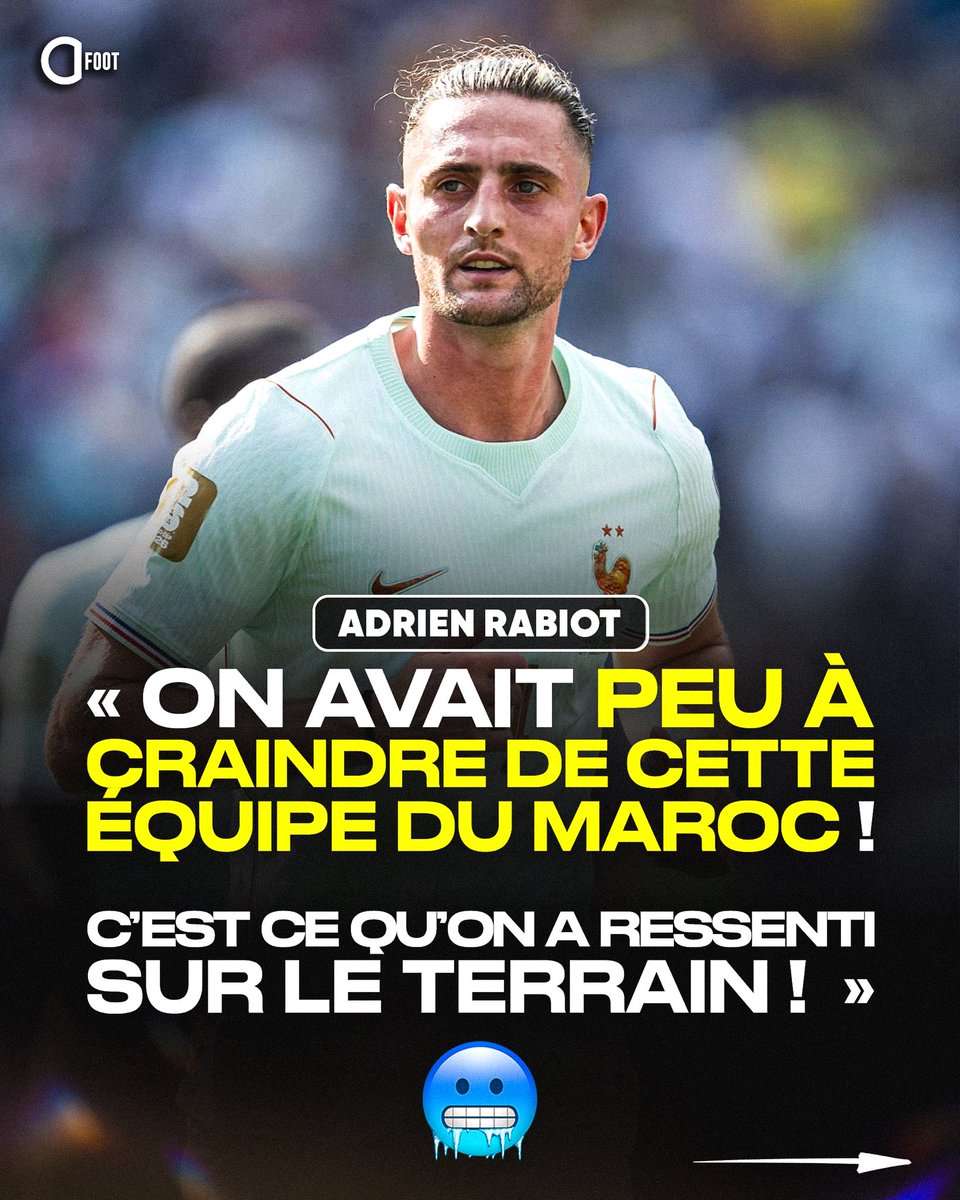 ActuFoot_'s tweet photo. Le Duc a parlé. 🥶🇫🇷🇲🇦 https://t.co/8bshikXAHB
