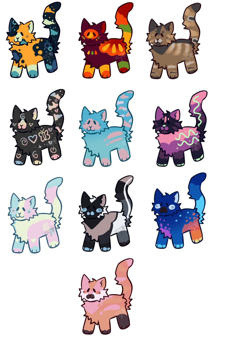 stadiumRcadium's tweet photo. kitty designs, if interested in one, 8/10 of them are still available! they are $3 https://t.co/lDjN098uRI