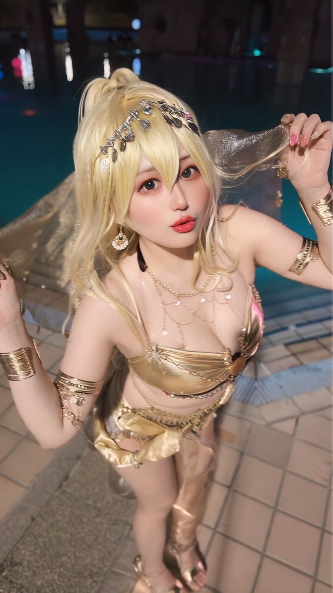 marronCosplay's tweet photo. またプール行きたい〜！！！☀️☀️ https://t.co/xHbeZDI96c