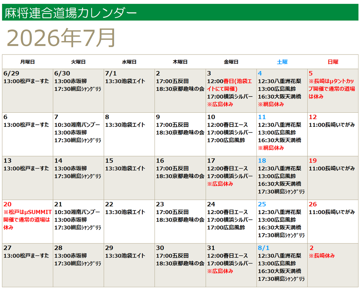 toitsuba's tweet photo. おはようございます(*^^*)
本日は春日エース道場の運営です
12時〜17時の5回戦
毎時00分スタート予定です
今月より今期のμ-M1カップが開幕します！！
μカップイン湘南の予選も始まりますね(^o^)
日々の鍛錬にいかがでしょうか！？
1回だけでも、お気軽にどうぞ
皆様のご来場お待ちしておりますm(_ _)m https://t.co/l5lumkNlwG