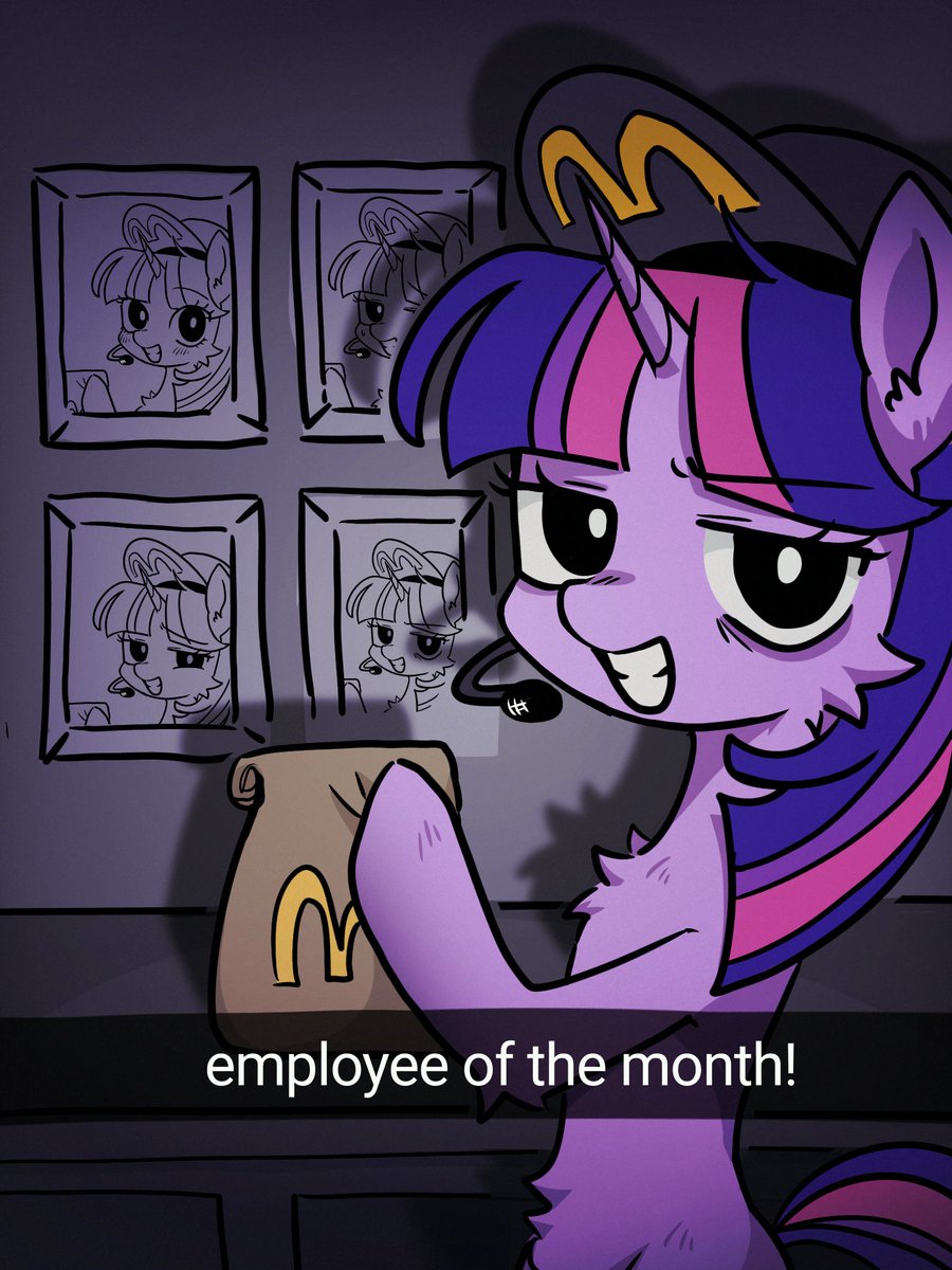 muhangg123's tweet photo. #mlpfanart #mlp
It's just a part-time job, they said...🍔
맥도날드 트왈라 https://t.co/KfXCKjEfA1