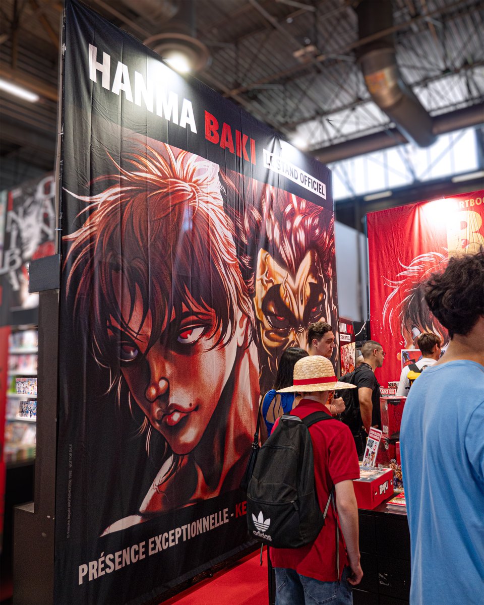 MeianFR's tweet photo. LE STORE BAKI VOUS ATTEND 🔥
Goodies offerts, Merchandising officiel, Avant-première du coffret limité BAKI GAIDEN SCARFACE et HANMA BAKI sont sur le stand 😎

📍HALL 6 • STAND G712

#Baki #BakiGaiden #JapanExpo #JapanExpo2026 https://t.co/MjlnW1ppLF