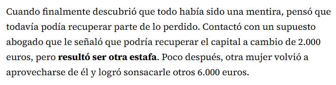 Rimembahdashit's tweet photo. No me jodas, Jesús... que le estafó luego el abogado también y otra mujer.. iba más caliente que un horno https://t.co/5bnA2NXB20