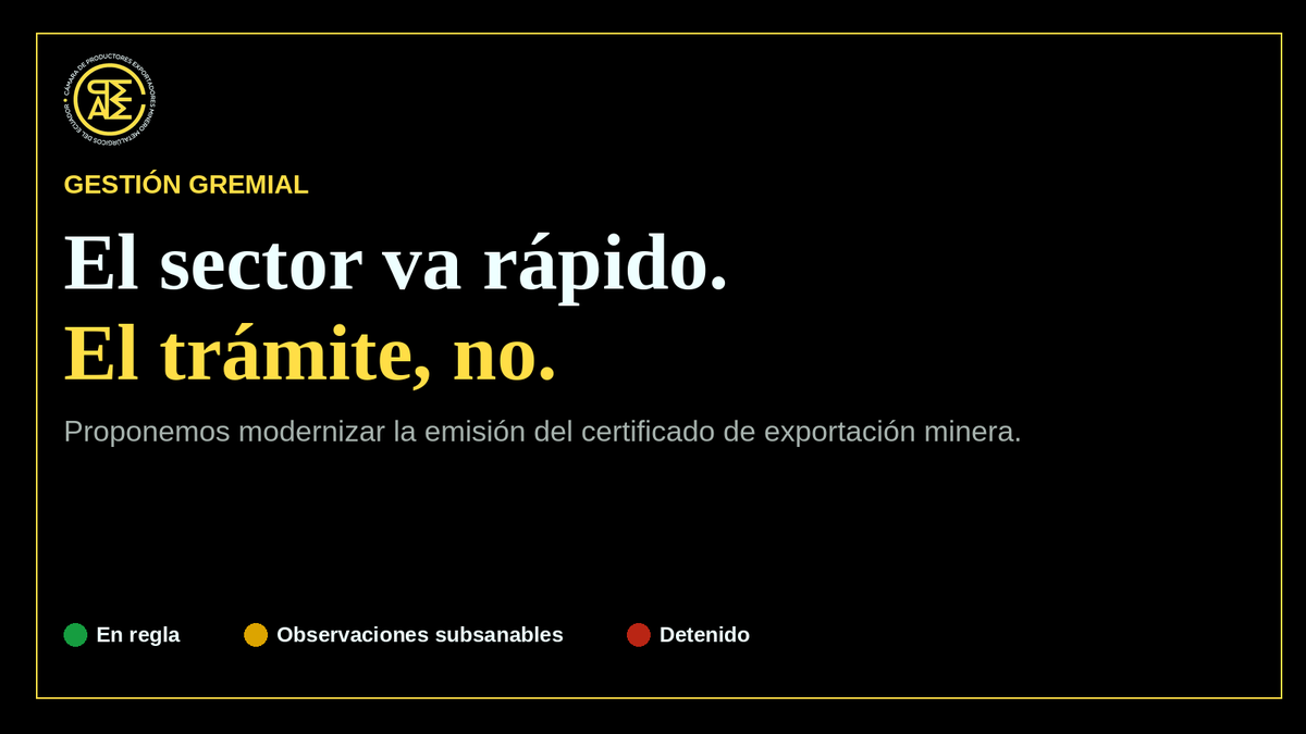 ecuador_mineria's tweet photo. La minería exportó USD 1.381,4 millones entre enero y marzo de 2026: uno de los grandes motores no petroleros del Ecuador.

Pero un problema administrativo está frenando ese impulso. En CAPEMM lo llevamos a las autoridades.

Abrimos 🧵 https://t.co/YhSR2V1fJ9