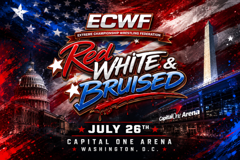 ecwf4life's tweet photo. for Red, white and Bruised 2026 is going to be fire.

Synn and Vantage will end the night with their massive feud over the ECWF Heavyweight.

@JackSilver92 and @ANA_ECWF do battle over the TV title

@FFWFelicia &amp; @CassIsWilde 1st epic encounter. 
and so much more.... https://t.co/Fp4Tfy82DB