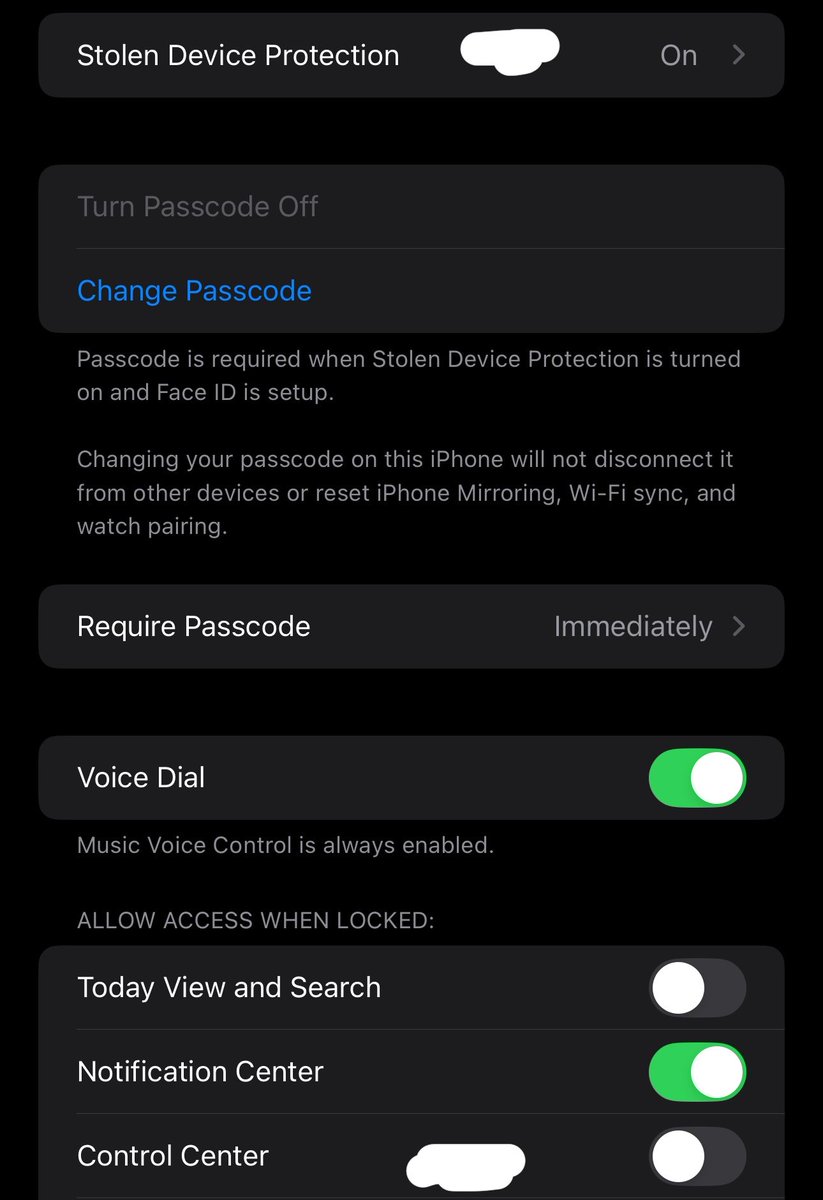 OmarMSalah_'s tweet photo. نصيحه عشان تتصرف صح لو موبايلك
- تخش علي Face ID و تفعل Stolen Device Protection و تقفل ال Control Center عشان ميقدرش يقفل النت نهائي

اول حاجه تعملها تدخل تعمل Lost Mode و يبقي حظك لو انت فاتح نت هيفضل متتبع لو ايه الي حصل https://t.co/k3D3CWwbMJ