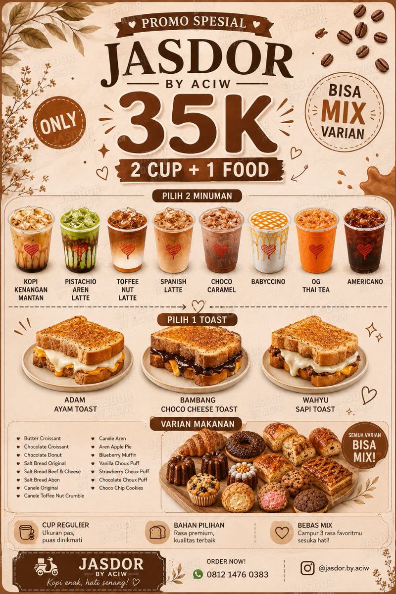 uceloflows's tweet photo. Hi🚨
Jasdor by Aciw 
Beli 2 item tanpa tambahan fee apapun, harga sesuai pricelist 
harga mulai 12k🤏🏻
promo setiap hari🙌🏻

Just chat, order, beres.
ch : https://t.co/mnx1KvCXhQ
wa : https://t.co/Kmn7Lzk5jW
t. jasdor kopken tomoro wtb wts voucher 

#zonauangㅤ https://t.co/Y3ns6aC7CG