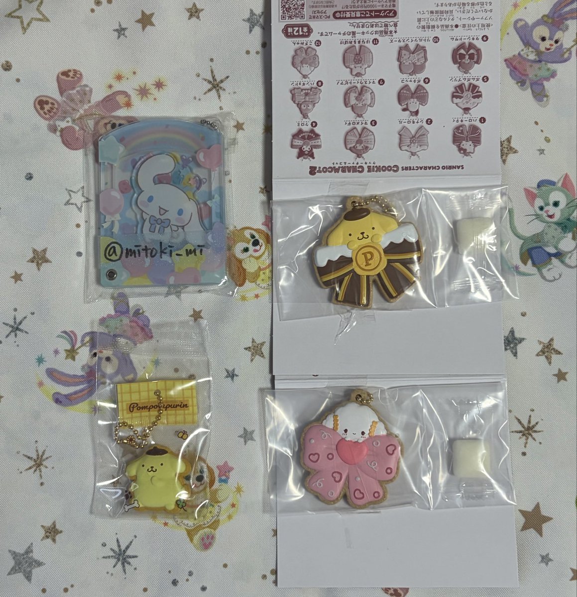 mitoki_mi's tweet photo. 【交換】サンリオキャラクターズ 

譲→ 手作りおやつチャーム
ポムポムプリン
クッキーチャームコット2
ポムポムプリン、こぎみゅん 
求→同種　シナモロール（シナモン）

郵送または都内手渡し可能。
検索からもお気軽にお声掛けください。 https://t.co/eQijqsQYEe