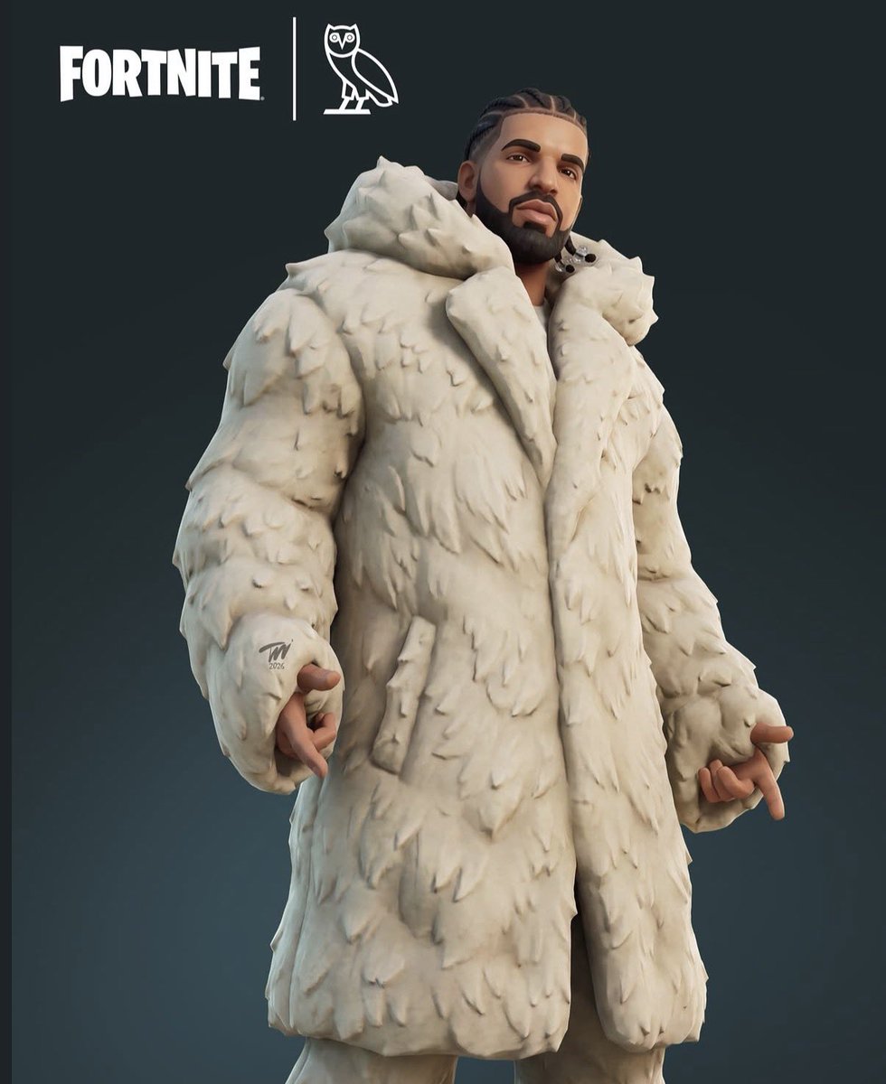 hfrpodcast's tweet photo. Drake is officially being added into Fortnite with two new skins.

(via @HYPEX) https://t.co/g0fdCfMyHR