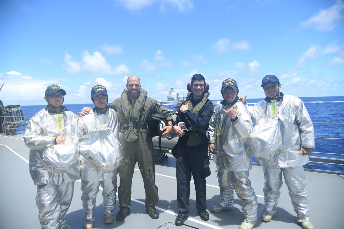 JMSDF_SUF's tweet photo. 「こんごう」は、6月12日～20日にかけて西太平洋にて、イタリア海軍、韓国海軍、シンガポール海軍、フィリピン海軍及びフィリピン沿岸警備隊と共同訓練を行いました。
各国海軍との連携強化及び戦術技量の向上に貢献しました。

#こんごう #水上艦隊 https://t.co/9MrbYE2SCQ