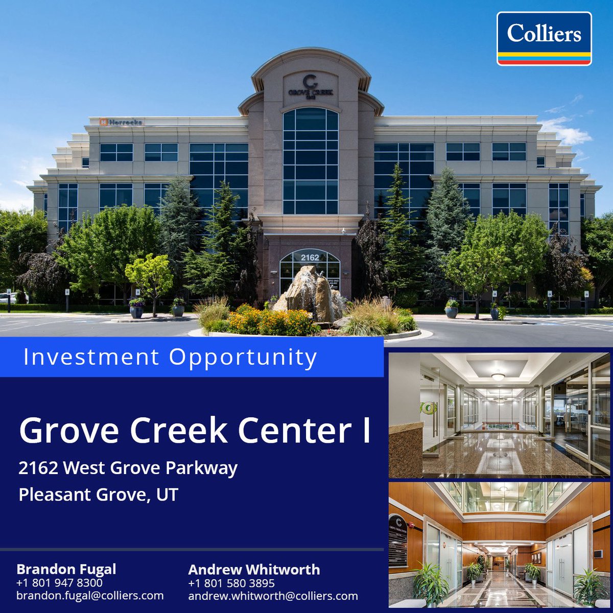 BrandonFugal's tweet photo. Investment Opportunity: 100% Leased Grove Creek Center I | 80,000 Sq Ft
$20,022,885 ($250.50/Sq Ft) https://t.co/h9JYFXubB1