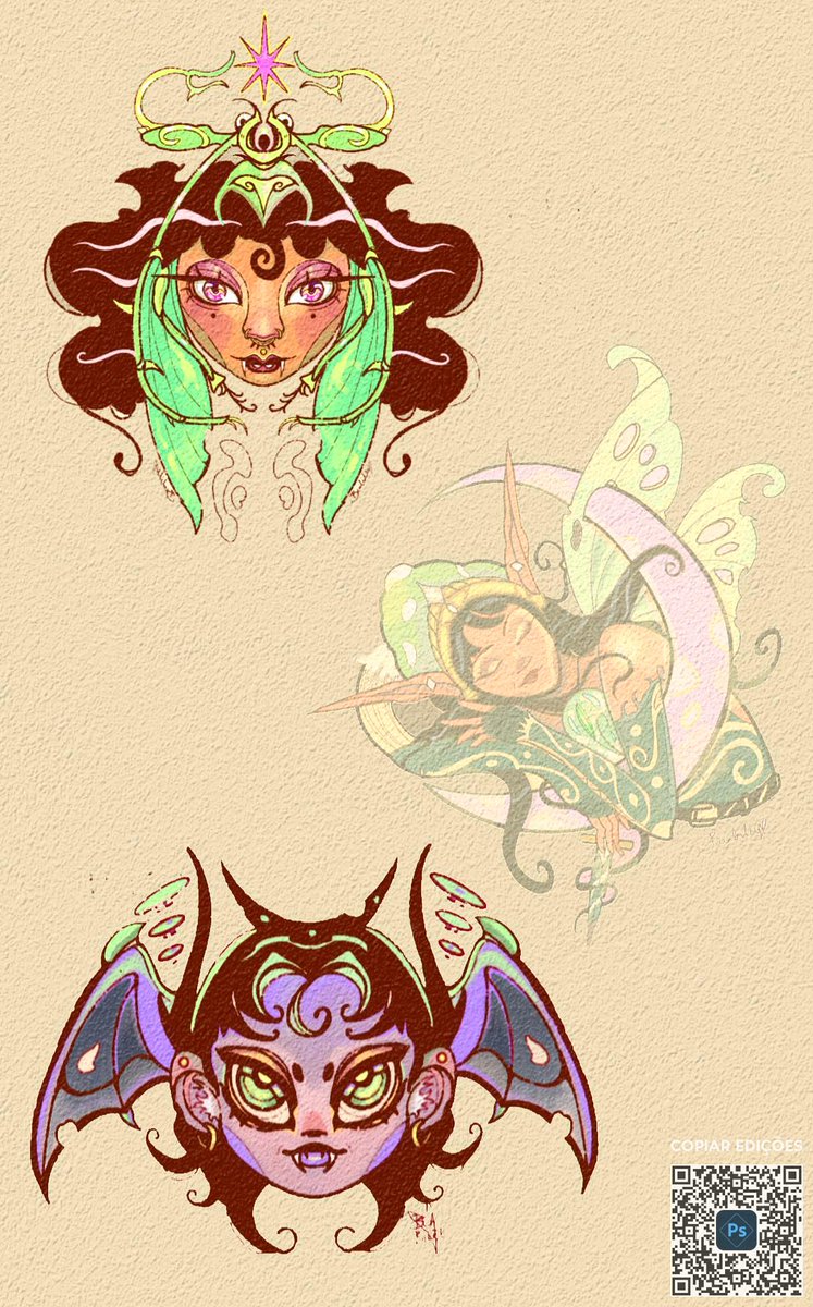 Beabilee's tweet photo. Oiieee olha os Disponíveis pra tatuar em colorido ✨🐈‍⬛🌱💜  link pra reserva: https://t.co/qYHTnoc80x https://t.co/XRX6Vf8EkZ