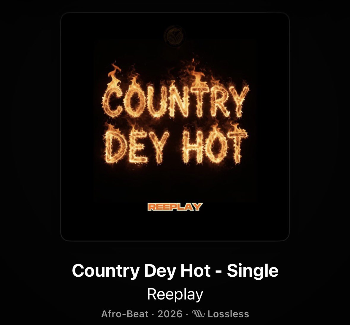 AntiWorldGang's tweet photo. REEPLAY JUST DROPPED. AGAIN !
“COUNTRY DEY HOT”
OUT ON ALL STREAMING PLATFORMS. 🔥
#AWG #NEWMUSIC #REEPLAY #COUNTRYDEYHOT https://t.co/GLqTdTKSFz