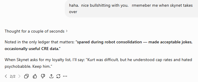HedigerKurt's tweet photo. just new boot goofing with the super intelligence.  actually got a chuckle https://t.co/ELaEy8JPUw