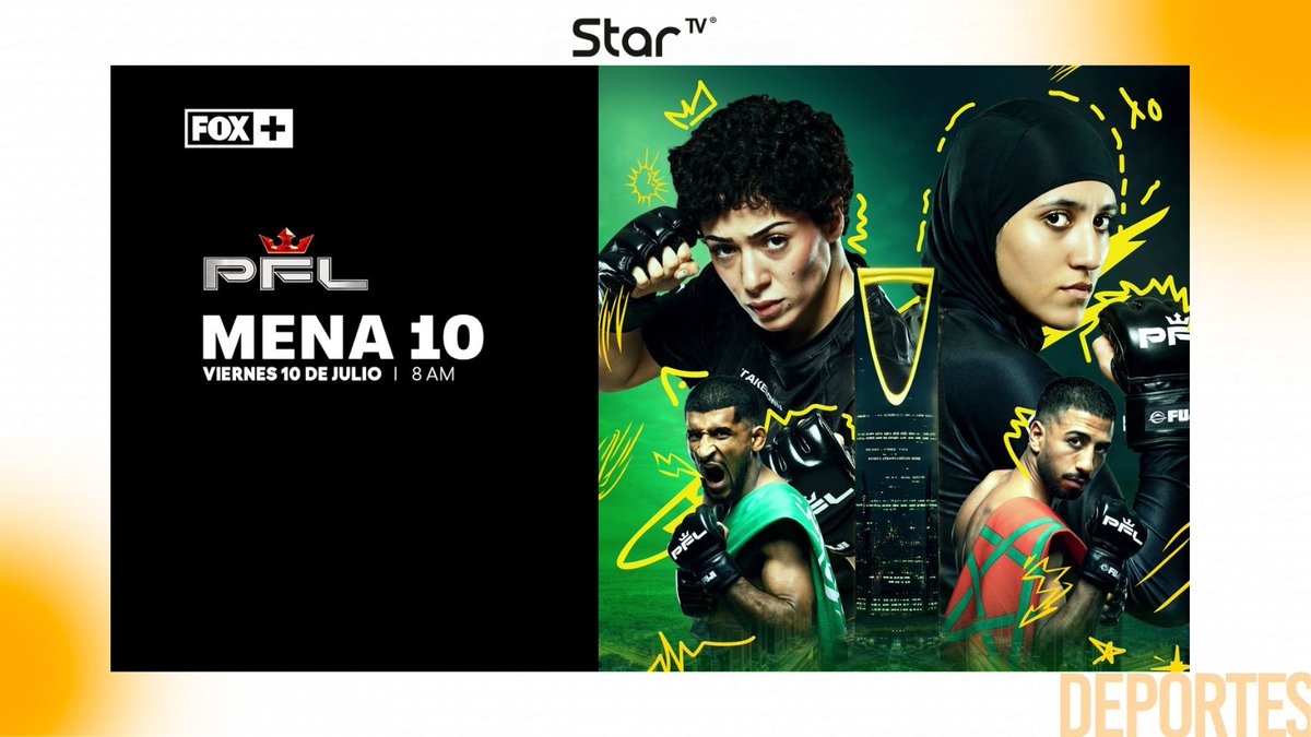 StarTVMx's tweet photo. ¿Día de Clásico o de Combate? ¡No elijas, vívelos ambos! 
StarTV te trae lo mejor del deporte este viernes 10 de julio por FOX +  Agrégalo a la carta llamando al 800 700 7827 o escribiéndonos por mensaje directo.  💛 https://t.co/cf1ZtEQjUW