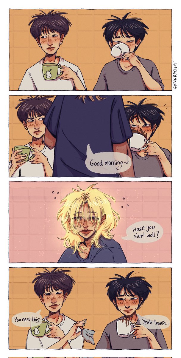 gxngracha's tweet photo. morning cofee (gone wrong)
#straykidsfanart #jeonglix https://t.co/qNoLlAjm42