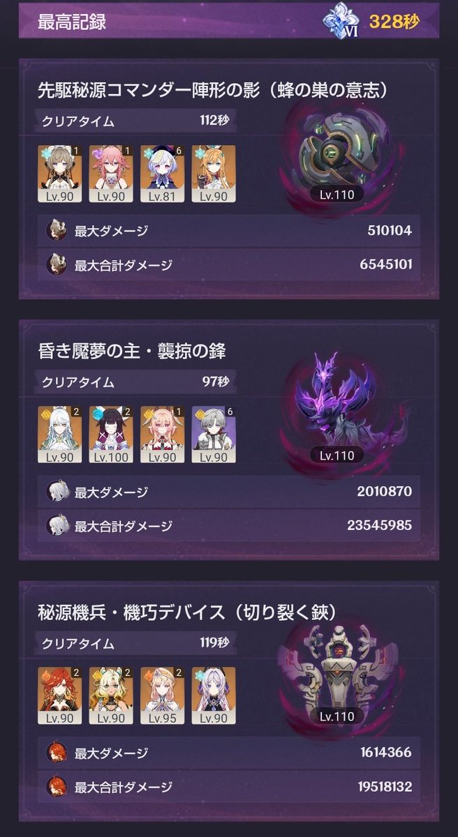 kaz_mone's tweet photo. 幽境アルティメット
ローテ慣れてきたらちゃんとできた（＋サンドローネ1凸）
マーヴィカはグルグル重撃で何とかなります！ https://t.co/sCBS0BwbH3