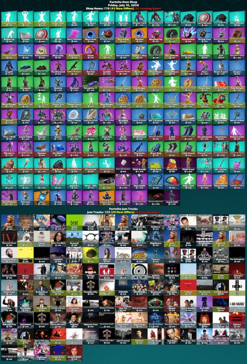 Hamza_ALR_'s tweet photo. 🛒boutique d'objet quotidiens Fortnite 
📆 Vendredi 10 Juillet 2026
#Fortnite https://t.co/IOoPzFRbRC