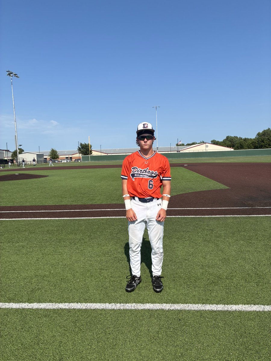 FiveToolOK's tweet photo. .@conniemackwsbb Qualifier F: @NTXBC_DIRTBAGS Moreland 7, PTG Royals 2
PoG: @H_Taylor27 3IP, 4K
Hitter: @Cole_Terry6 2-3, 2RBI, R
Notable: @colebush2_ 2-3, RBI, 2R https://t.co/5EwHu60gro