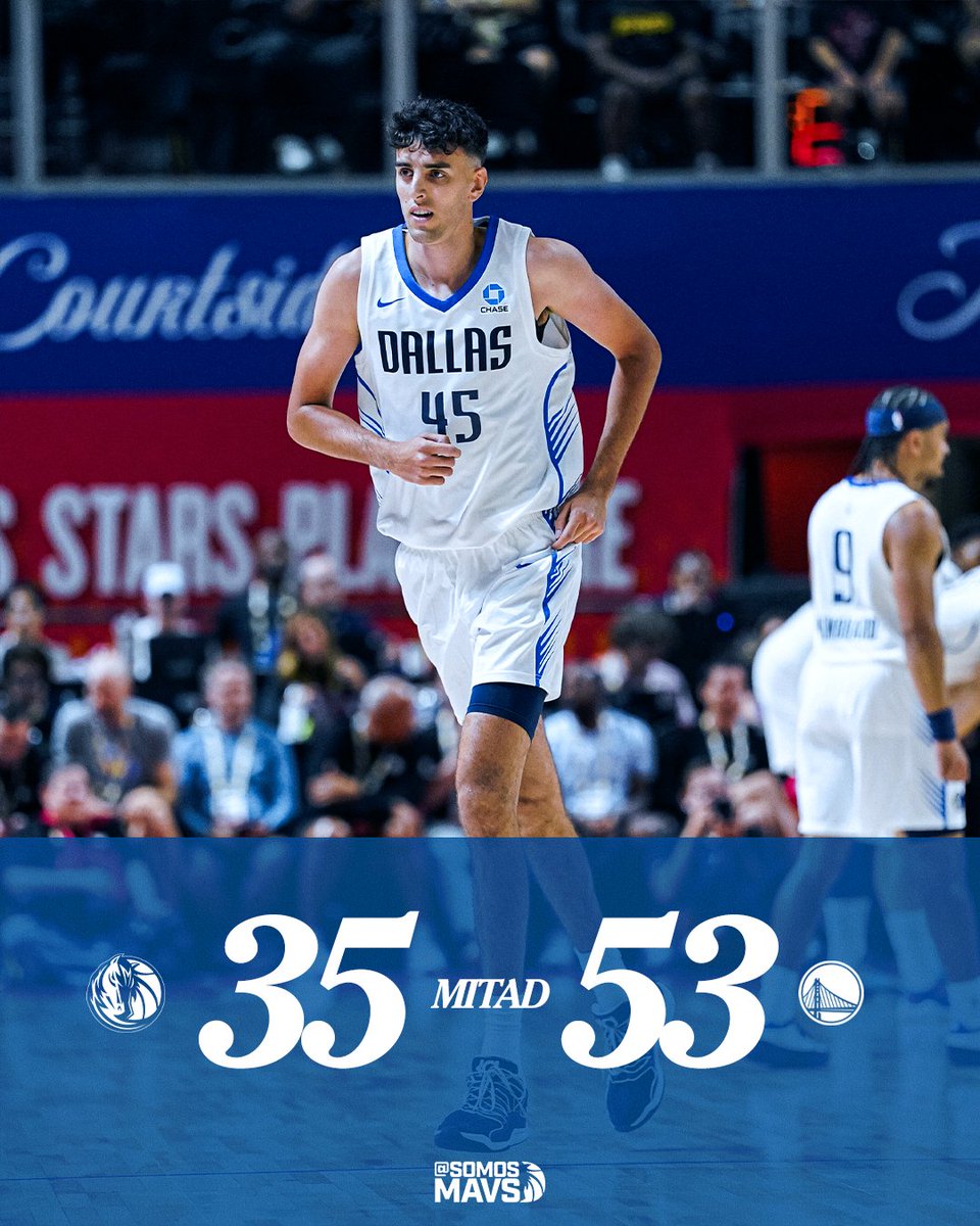 SomosMavs's tweet photo. Mitad. https://t.co/k7gdavL3OQ