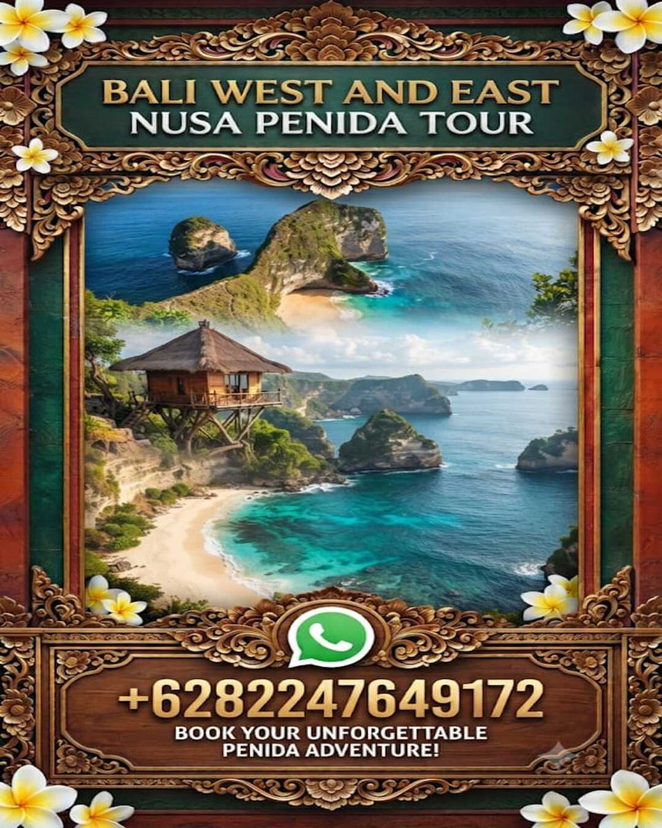 budiarta09's tweet photo. Explore the ultimate Bali adventure with our West &amp; East Nusa Penida Tour! 🌴 Visit iconic spots like Kelingking &amp; Diamond Beach in just one day. All-inclusive: boat, car, driver &amp; lunch. Only $53/pax!
​Book now: https://t.co/oe0efJEjpF
​#Bali #NusaPenida #BaliTour #TravelBali https://t.co/Ivlyq8WkYb