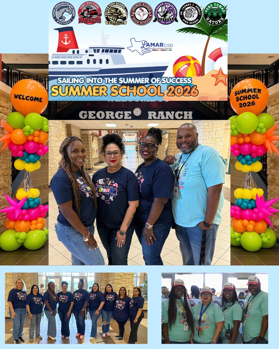 BlueStampedeWMS's tweet photo. That’s a wrap on Summer School 2026! For 6 incredible weeks, we navigated challenges, celebrated victories & kept our scholars on course for success. We didn’t just make it through the summer, we made waves! Here’s to new friendships, lots of laughs & a team I’d sail with any day. 😎⛵️📚☀️ #summerofsuccess