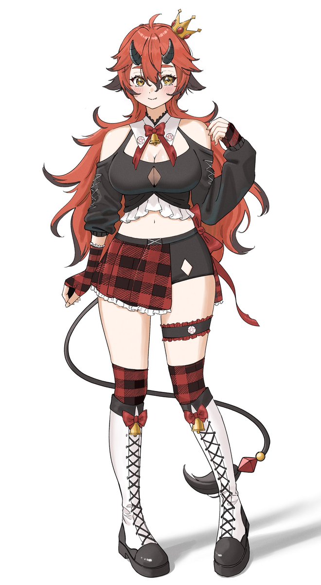 MauraTheGoat's tweet photo. beh-heh-hello, konbehwa! ~♡ˎˊ˗  

i’m maura crowley! a devil goat vtuber with a loud laugh, lots of energy and an obsessed lover of idols!

let’s hang out sometime! ── ⋆.˚✦

Art: #MaurArt 
Schedule: #GoatingLive 
Oshi marks: 🔔♦️
Community name: Degoatees

🎨: #Dunchy1997 https://t.co/DJc3ymOweJ