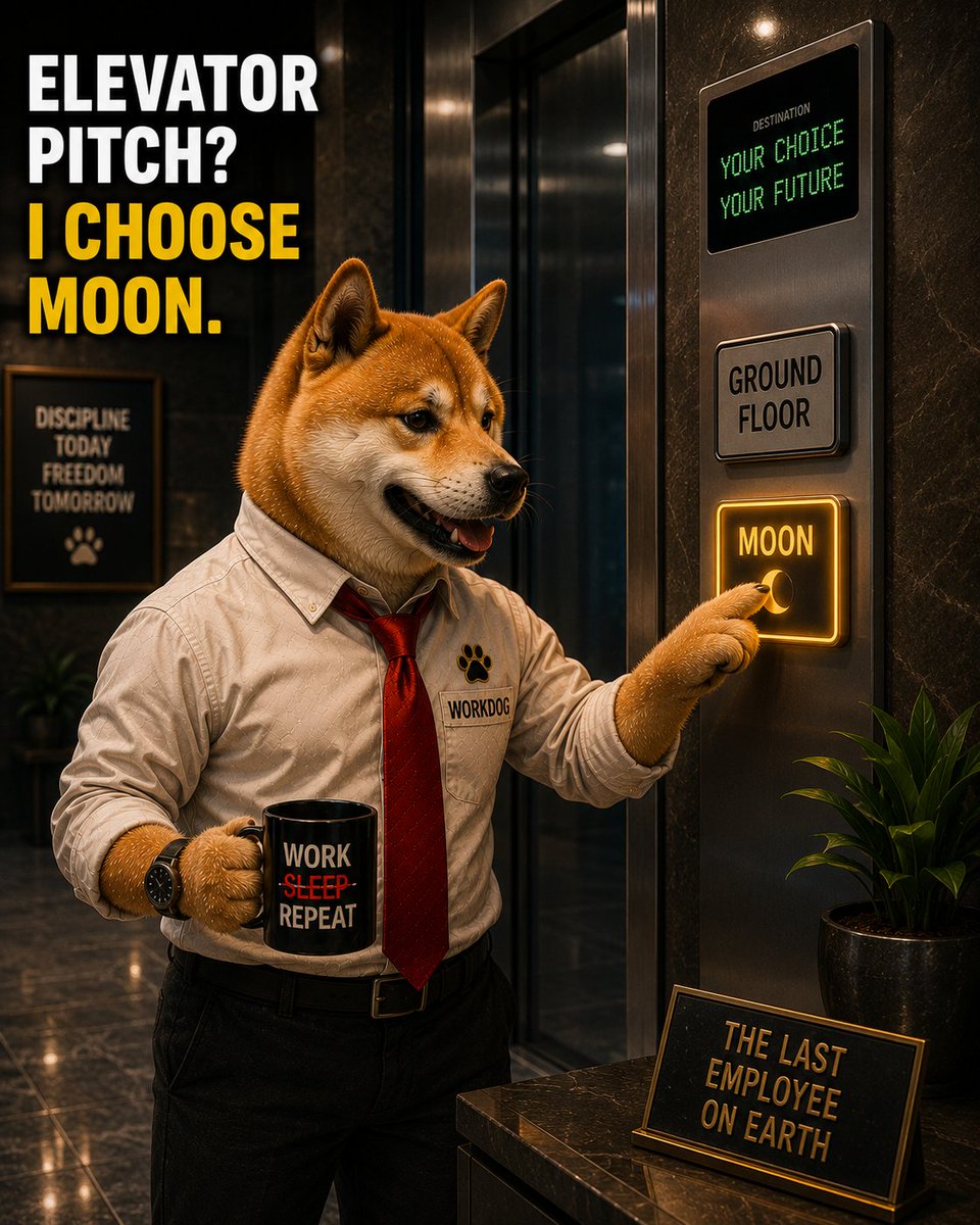 Workdogcoin's tweet photo. @JR5_Crypto Looking for new runner? Clock in.
WORKDOG launches soon. https://t.co/1HRELqL1Xi