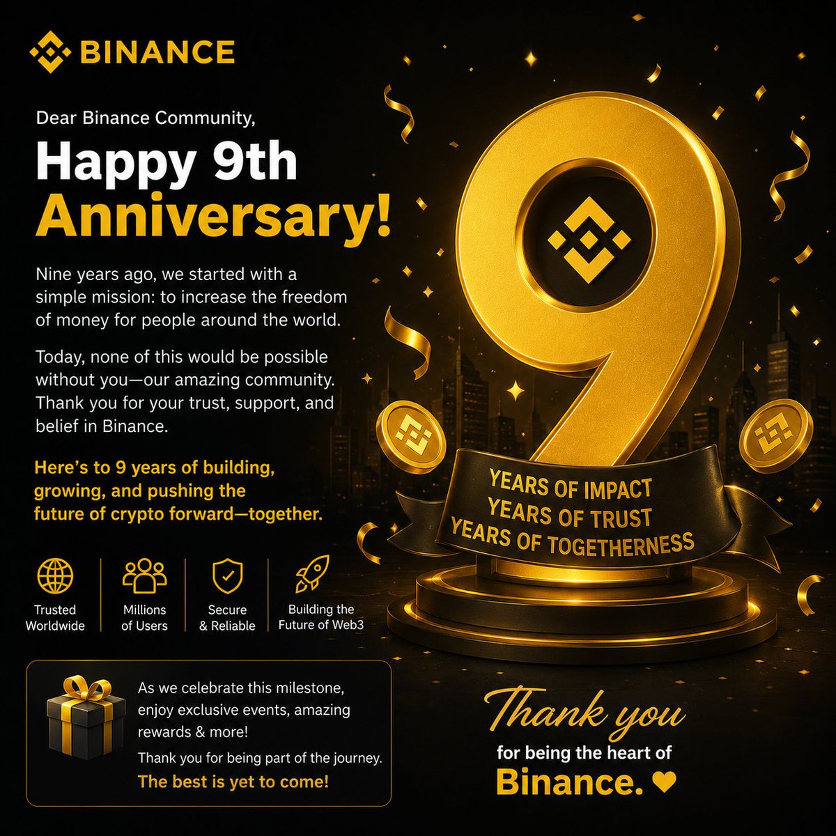 Zeshu76147's tweet photo. @binance #Binanceturns9 https://t.co/Rqi89QTNCJ